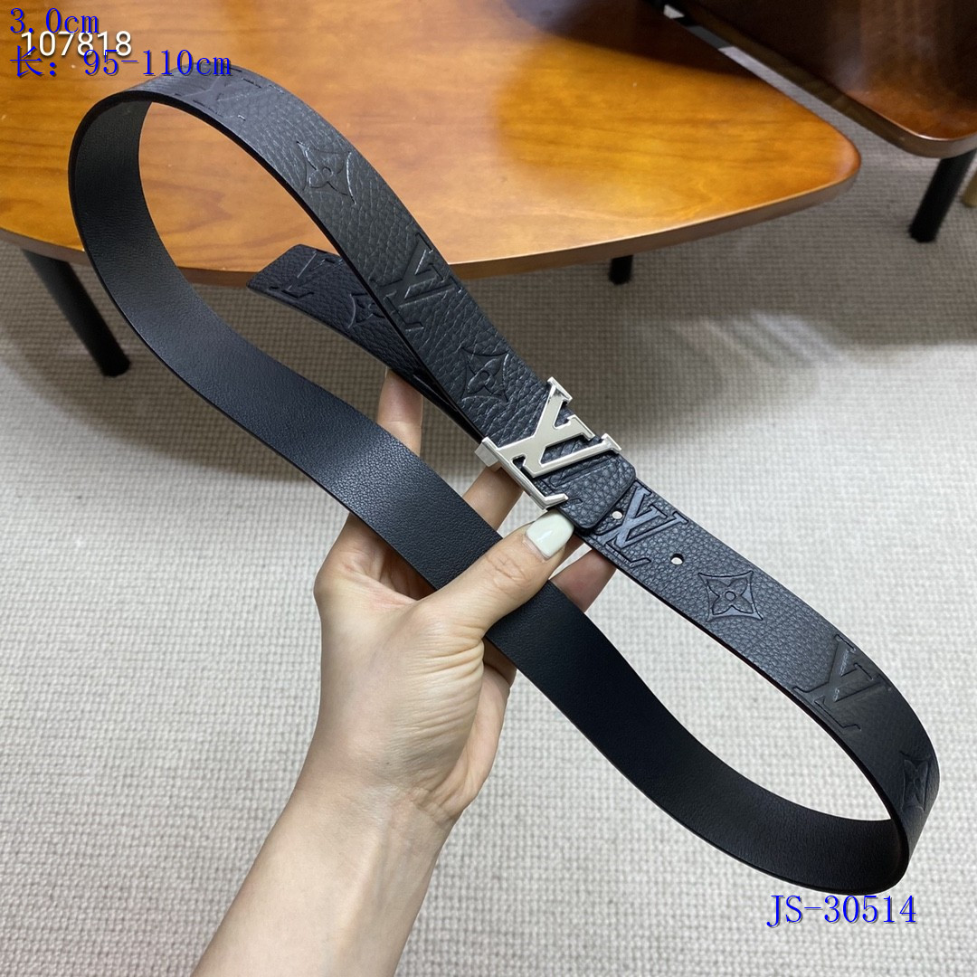 LV Belts 3.0 cm Width 015